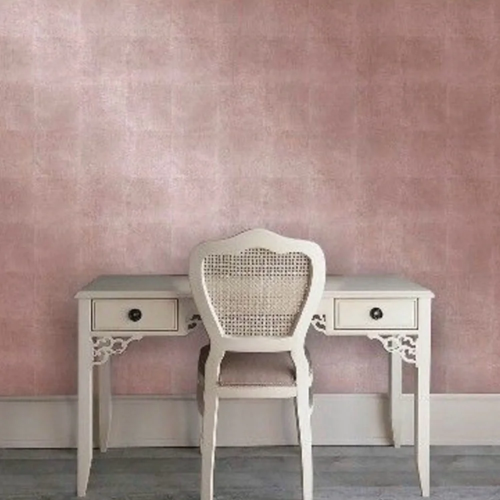 Project 62 - Metallic Leaf Peel & Stick Wallpaper Pink - Project Pink